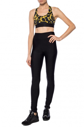 Leggings with decorative inserts, zdjęcie 2 Leggings with decorative inserts od Versace Versus